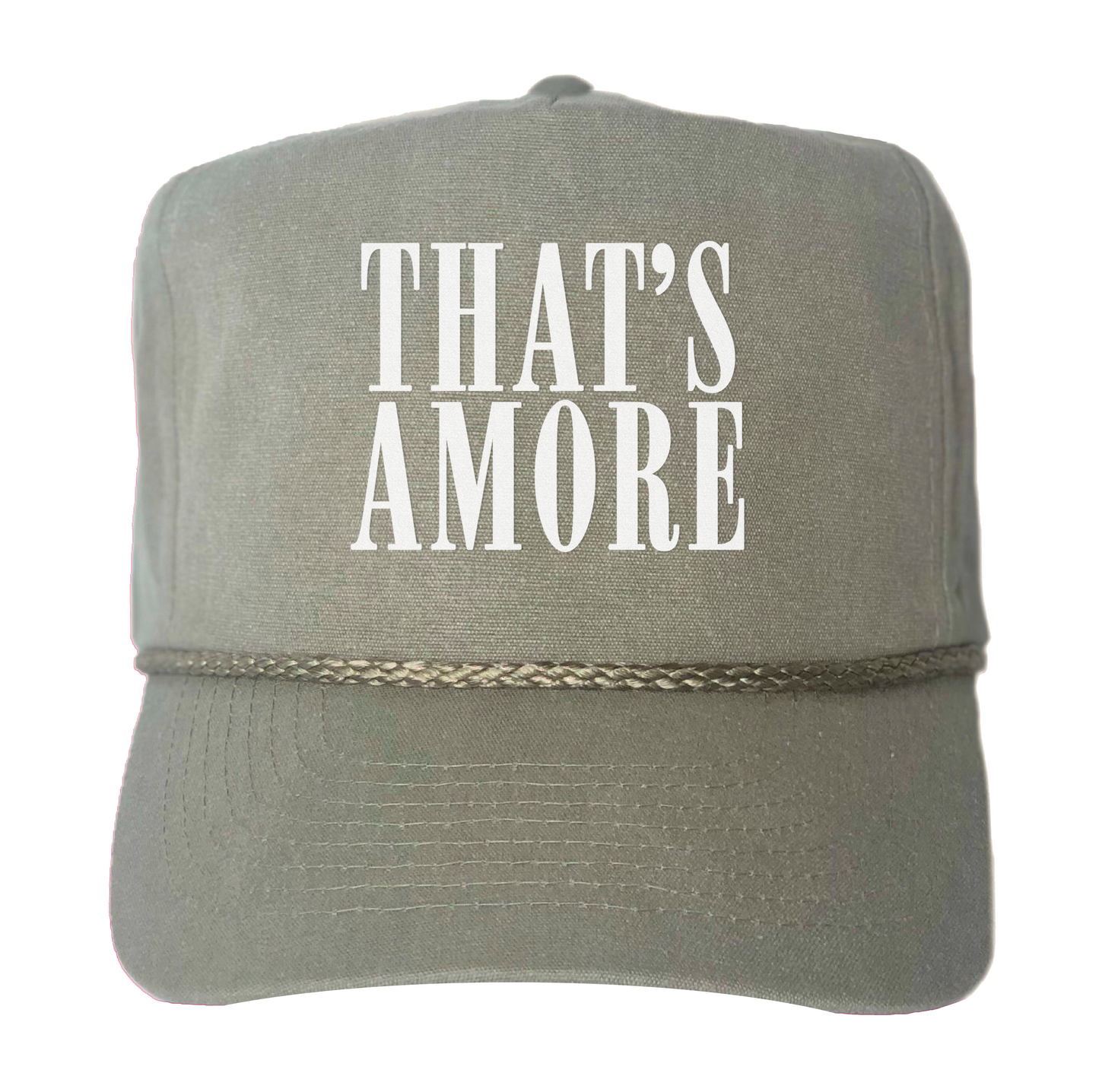 That's Amore Western Canvas Trucker