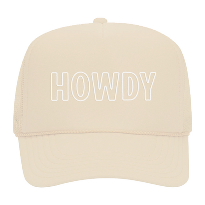 Howdy Outline Foam Snapback