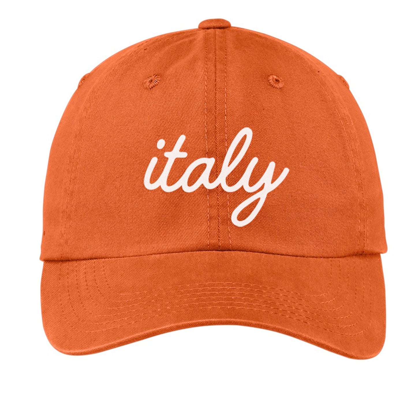 Italy Cursive Baseball Cap