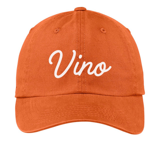 Vino Cursive Baseball Cap