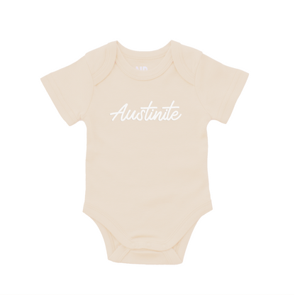 Austinite Cursive Onesie