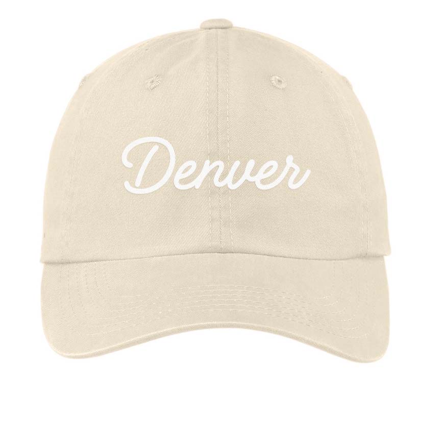 Denver Cursive Baseball Cap