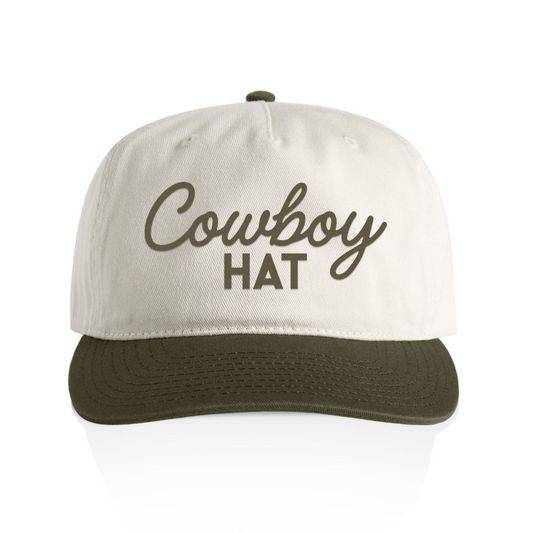 Cowboy Hat 2 Tone Cap