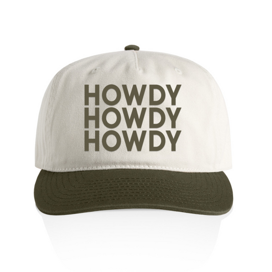 Howdy Howdy Howdy 2 Tone Cap