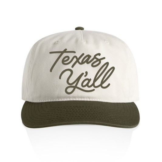 Texas Y'all 2 Tone Cap