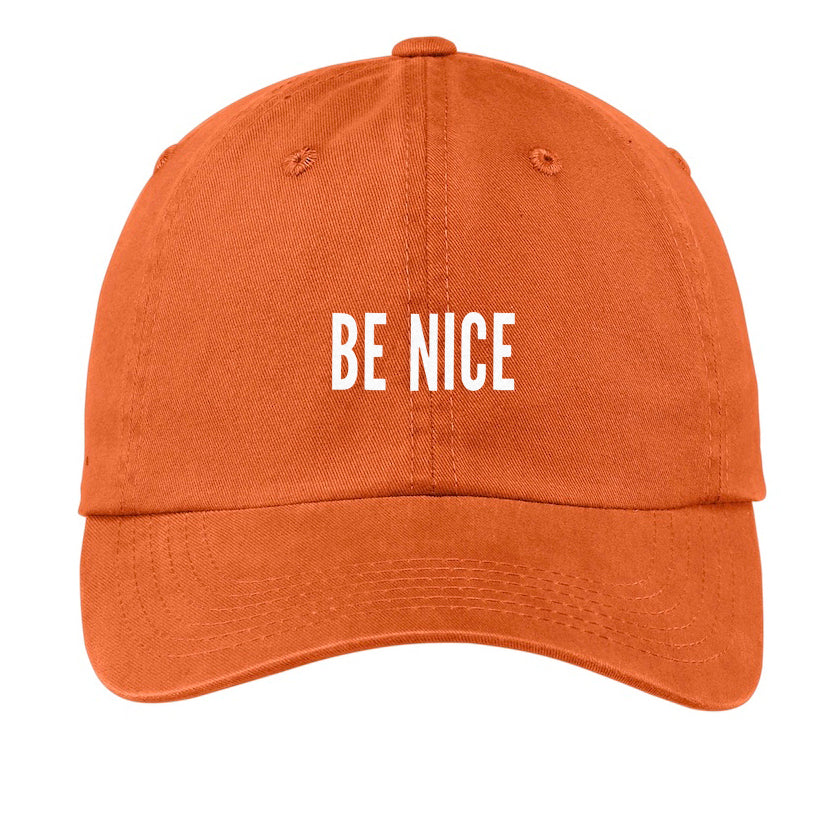 Be Nice Baseball Cap