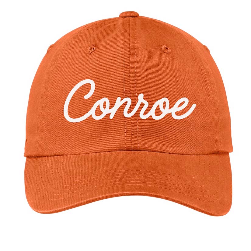 Conroe Cursive Baseball Cap