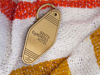 SCH Brass Keychain