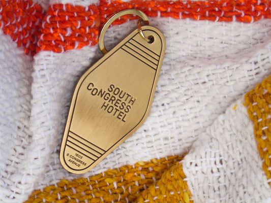 SCH Brass Keychain