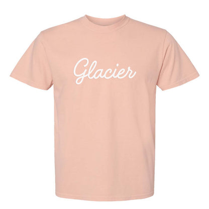 Glacier Cursive Washed Tee