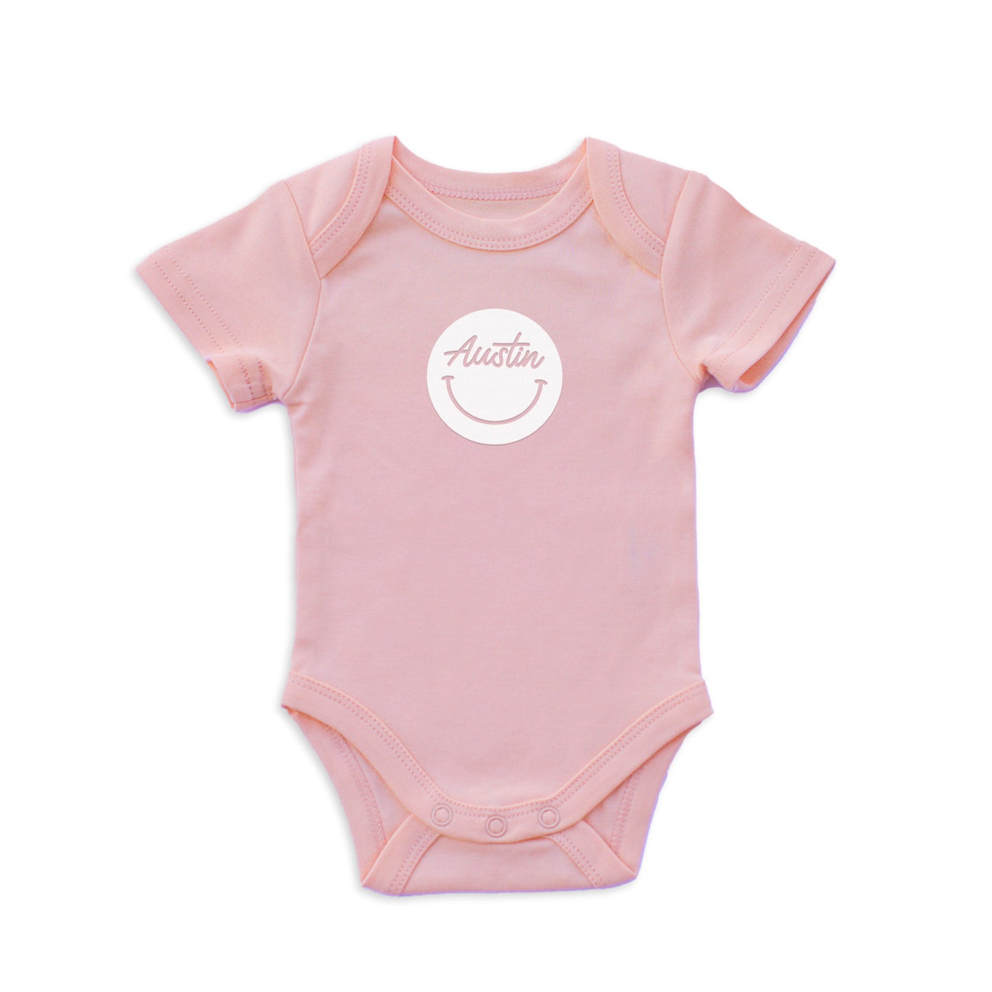 Austin Cursive Smile Onesie
