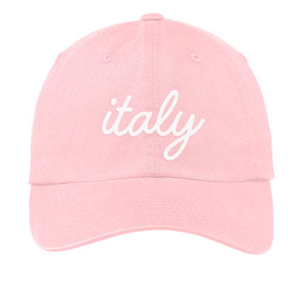 Italy Cursive Baseball Cap