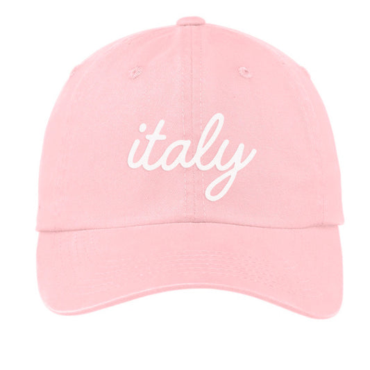 Italy Cursive Baseball Cap