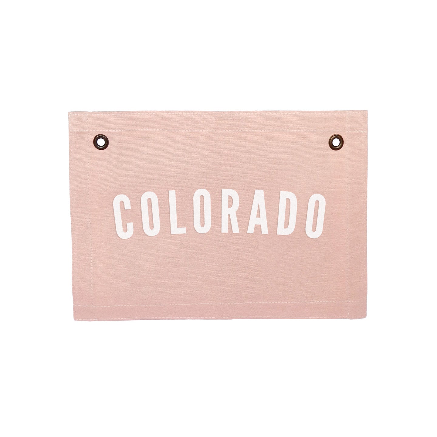 Custom Hometown Small Canvas Flag