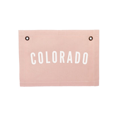 Custom Hometown Small Canvas Flag