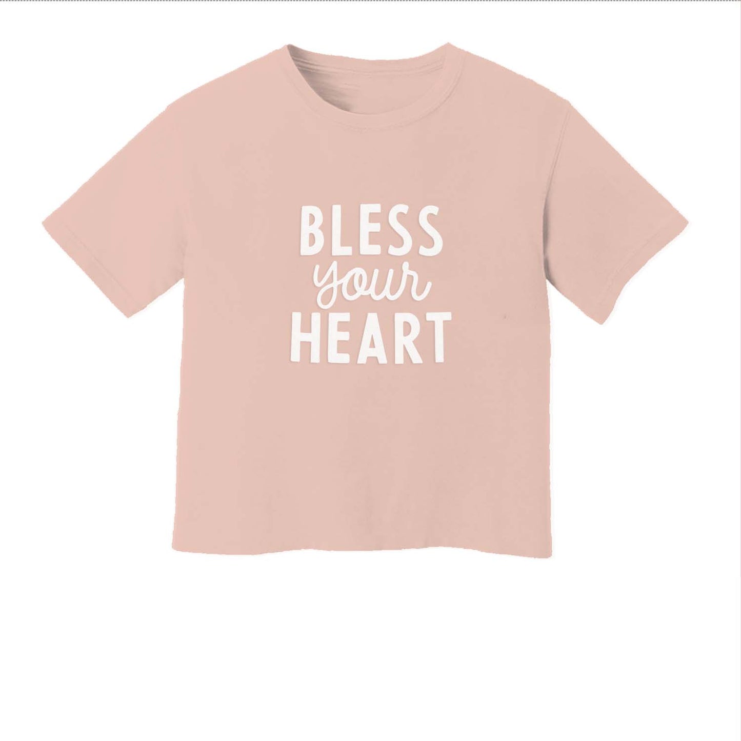 Bless Your Heart Washed Tee - Large Design