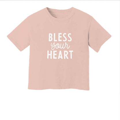 Bless Your Heart Washed Tee - Large Design