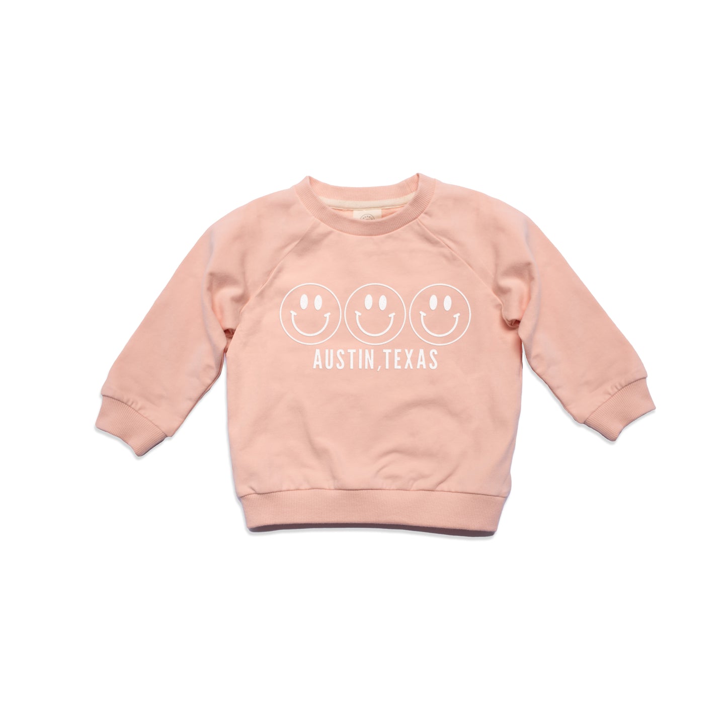 Smile Austin Texas Kids Sweatshirt