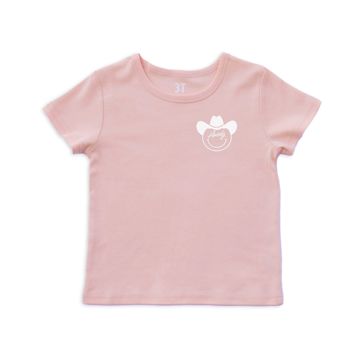 Howdy Cursive Cowboy Kids Tee