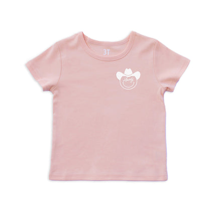 Howdy Cursive Cowboy Kids Tee