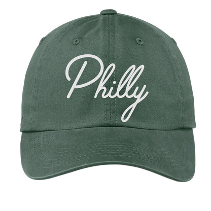 Philly Cursive Baseball Cap V1