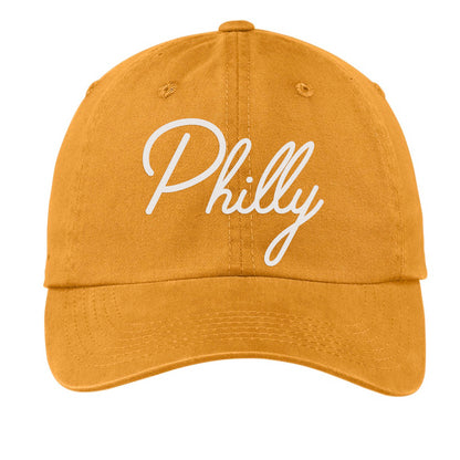 Philly Cursive Baseball Cap V1