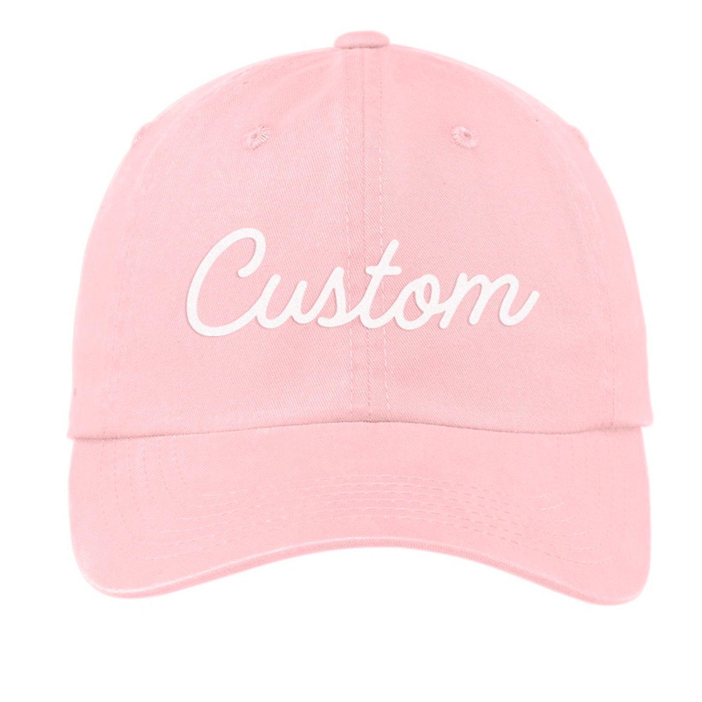 Custom Baseball Cap - Cursive