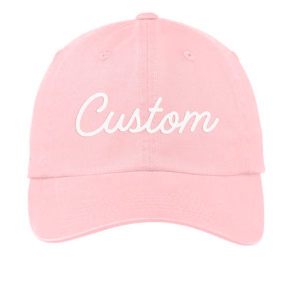 Custom Baseball Cap - Cursive