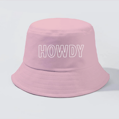 Howdy Outline Bucket Hat