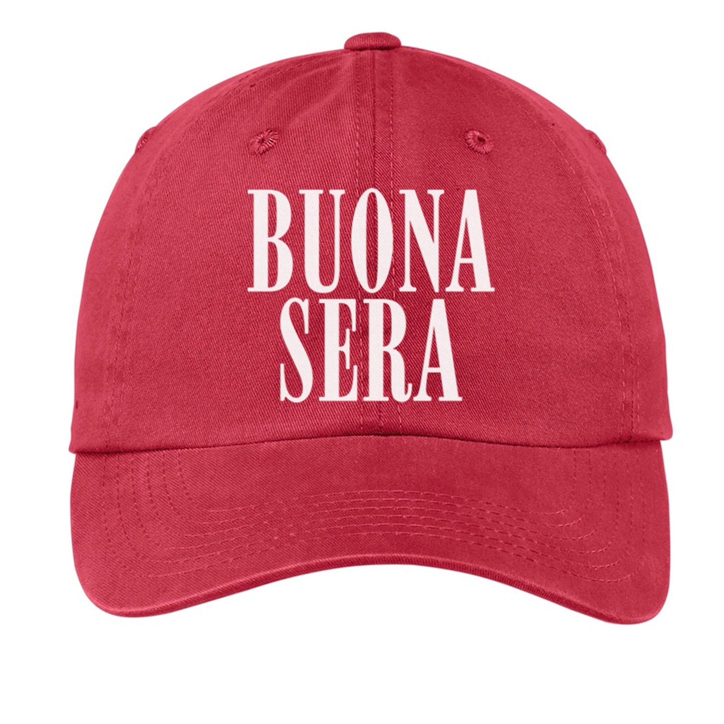 Buona Sera Stacked Western Baseball Cap