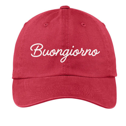 Buongiorno Cursive Baseball Cap