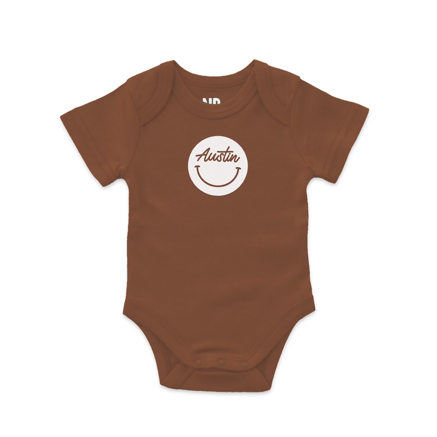 Austin Cursive Smile Onesie