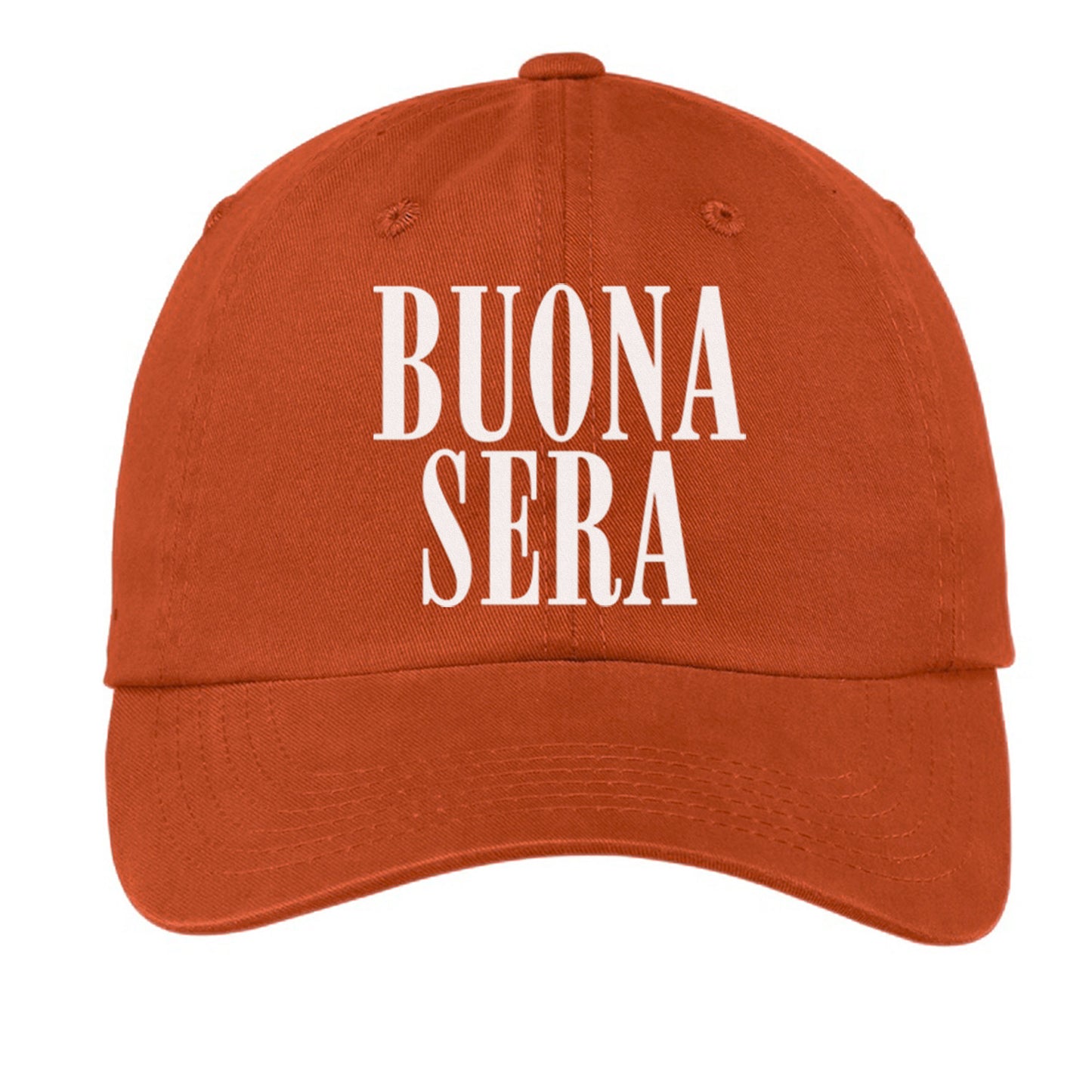 Buona Sera Stacked Western Baseball Cap