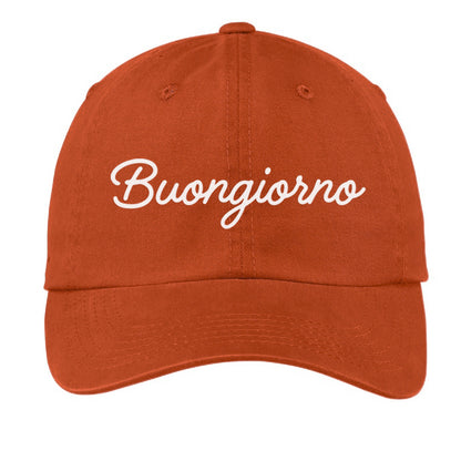 Buongiorno Cursive Baseball Cap