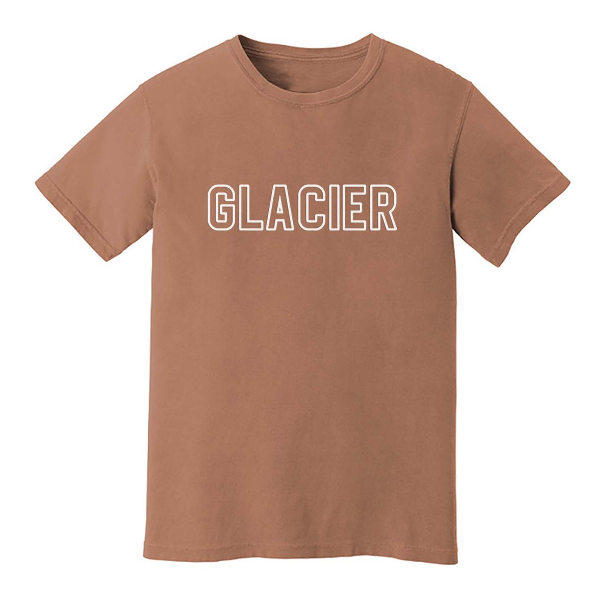 Glacier Outline Washed Tee