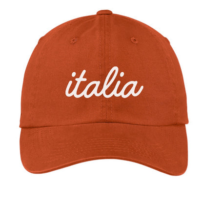 Italia Cursive Baseball Cap