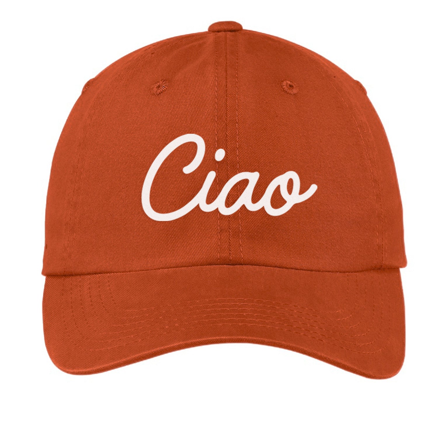 Ciao Cursive Baseball Cap – Frankie Jean
