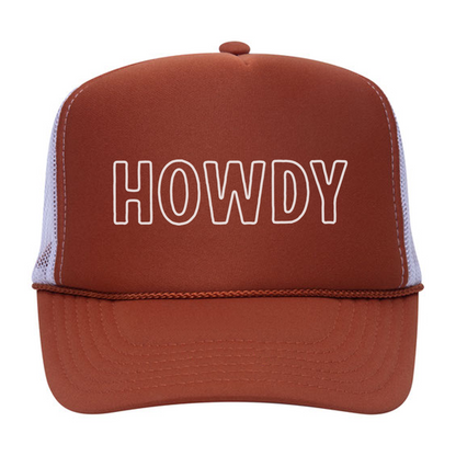 Howdy Outline Foam Snapback