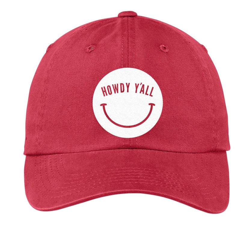 Howdy Y'all Smile Baseball Cap