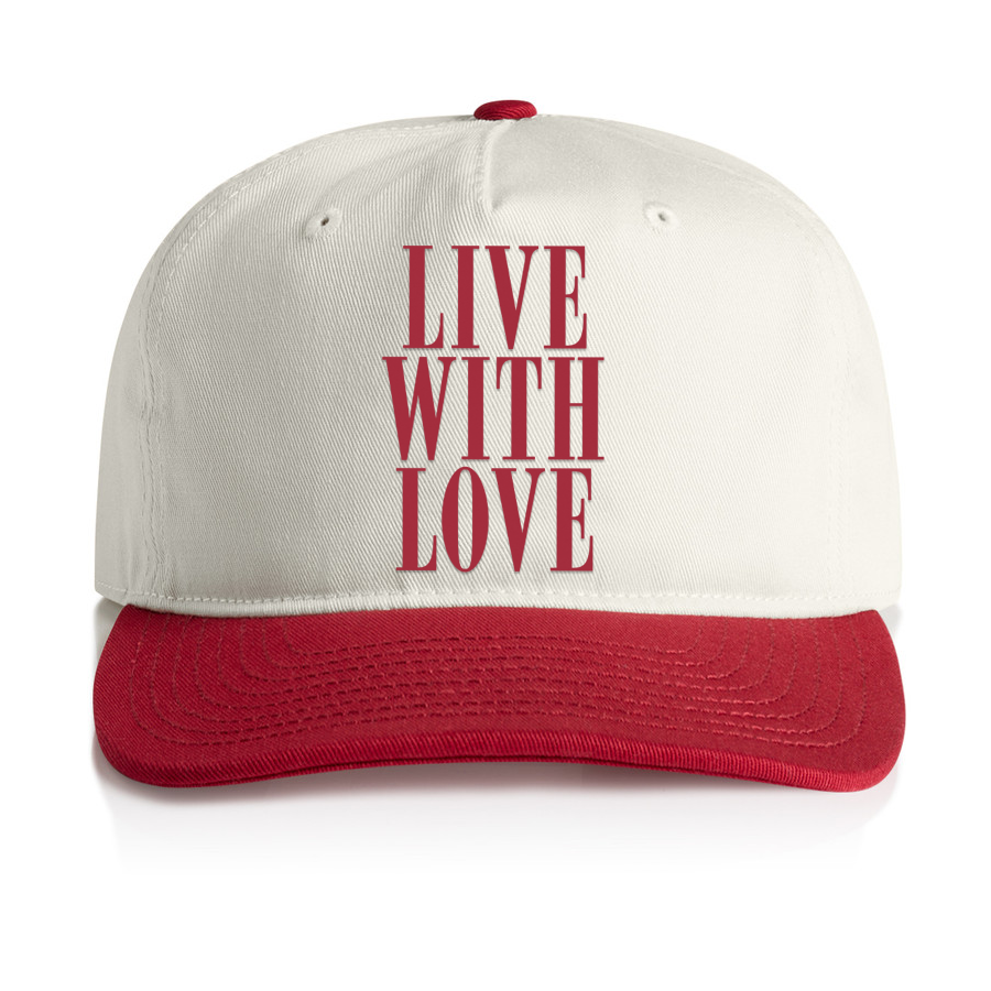 Live with Love 2 Tone Cap
