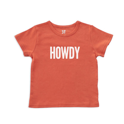 Howdy Bold Kids Tee