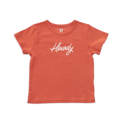 Howdy Cursive Kids Tee
