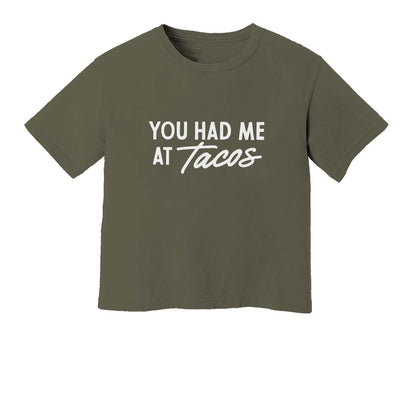 You Had Me at Tacos Washed Tee - Large Design
