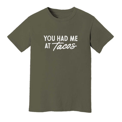You Had Me at Tacos Washed Tee - Large Design