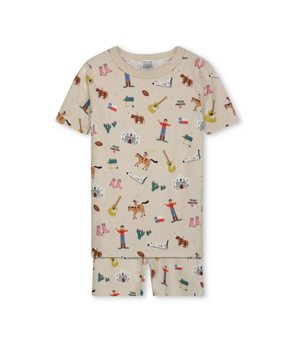 Goodnight, Texas Short Pajamas Set