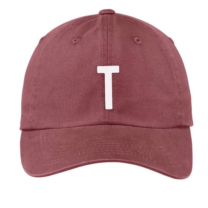 Custom Initial Baseball Cap