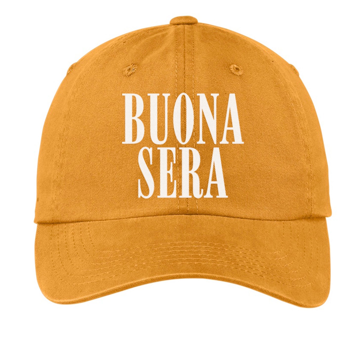 Buona Sera Stacked Western Baseball Cap