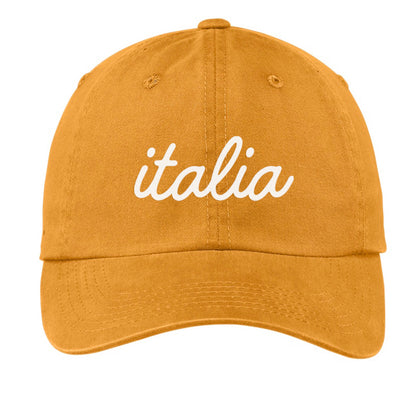 Italia Cursive Baseball Cap
