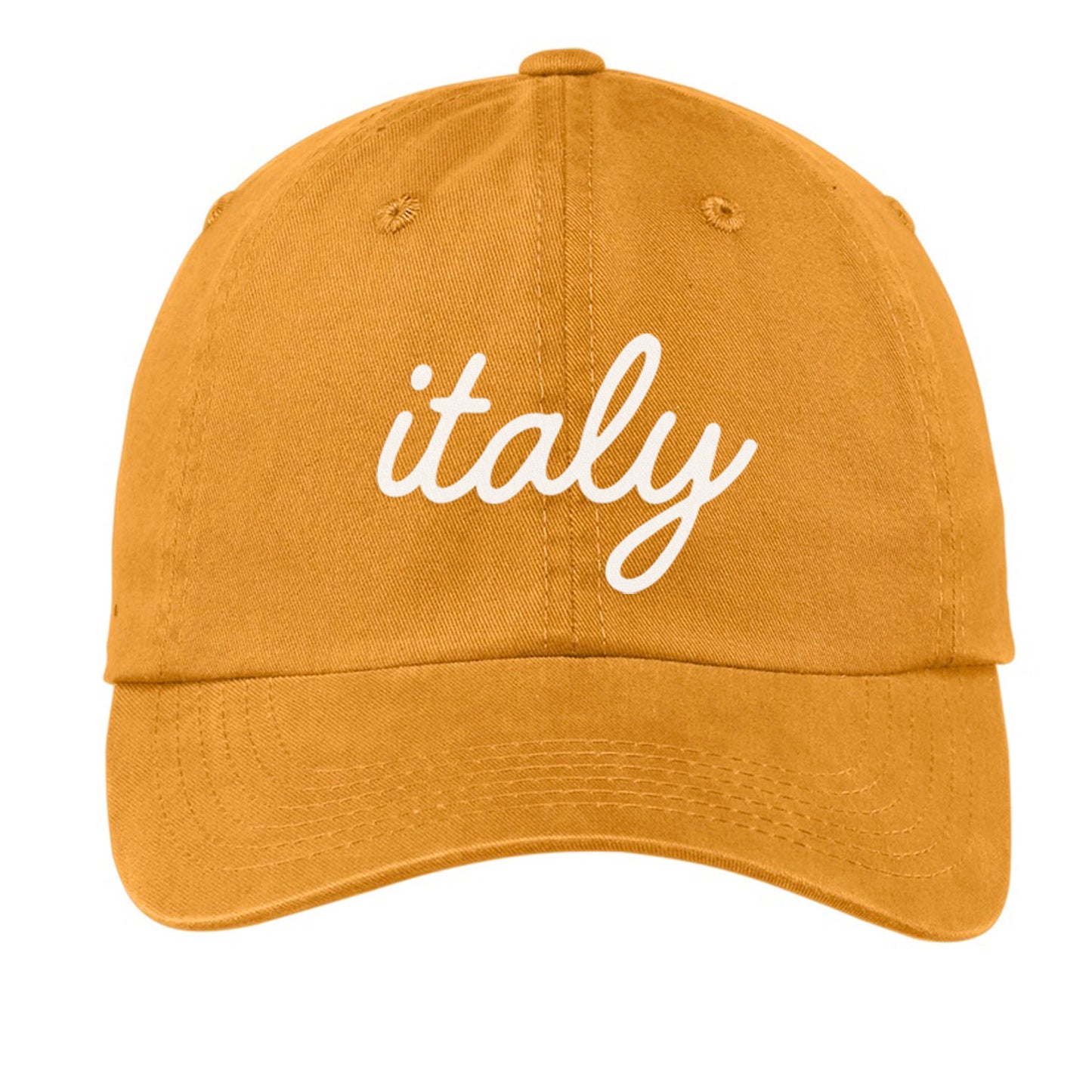 Italy Cursive Baseball Cap