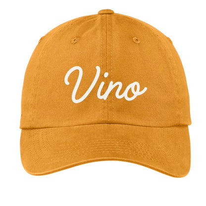 Vino Cursive Baseball Cap